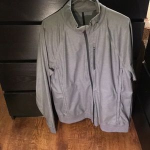 Light Gray Lululemon Full Zip Jacket